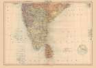 India Sri Lanka - Black 1867 Art Print