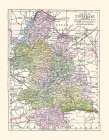 Tipperary County Ireland - Bartholomew 1882 Art Print