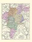 Carlow County Ireland - Bartholomew 1882 Art Print