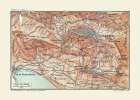 Girgenti Region Italy - Baedeker 1880 Art Print