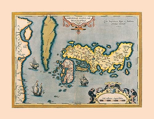 Japan Korea - Teisera 1595 Renaissance Print