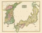 Asia Korea Japan - Thomson 1815 Art Print