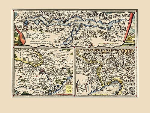 Lake Como Regions Upper Adriatic Italy Renaissance Print
