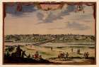 Iberian Peninsula Madrid Spain Panoramic - 1600 Art Print by Unknown