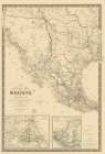 Southwest United States Mexico - Brue 1840 Art Print