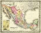 Mexico - Colton 1856 Art Print