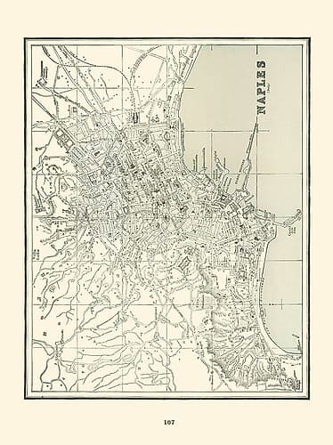 Naples Italy - Rathbun 1893 Art Print