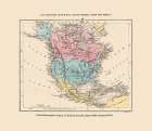 North America United States Mexico Canada Art Print