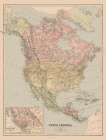 North America - Black 1867 Art Print