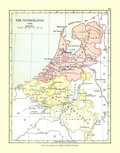 Europe Netherlands 1702 - Gardiner 1902 Art Print