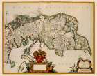 Scandinavia Norway Denmark - Blaeu 1662 Art Print