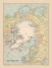 North Polar Chart - Bartholomew 1892 Art Print