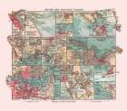 Major Ports Oceans - Perthes 1914 Art Print