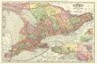 Ontario Canada - Rand McNally 1892 Art Print