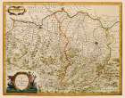 Parma Piacenza Region Italy - Blaeu 1640 Art Print