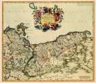 Pomerania Province Germany Poland - De Wit 1688 Art Print