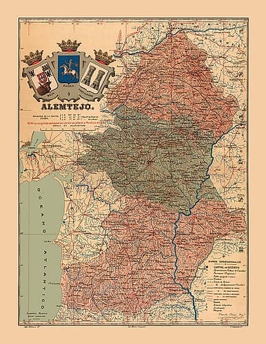 Europe Portugal Alentejo - Martine 1904 Art Print