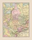 Russian Empire in Asia Russia - Cram 1892 Art Print