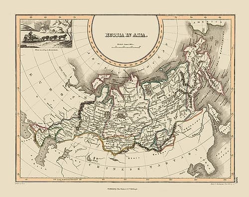 Asia Russia - Thomson Art Print