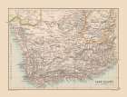 Cape Colony South Africa - Bartholomew 1892 Art Print