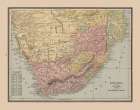 South Africa - Cram 1888 Art Print