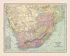 South Africa - Cram 1892 Art Print