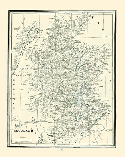 Great Britain Scotland - Rathbun 1893 Art Print