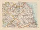 Eastern Scotland Ireland - Bartholomew 1892 Art Print