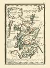 Scotland - Small Scale - Old Regions Art Print by Unknown