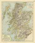 Scotland - Railways - Statistical - Letts 1883 Vintage Print