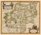 Sichuan Province China - Blaeu 1655 Art Print