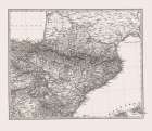 Northeast Spain Portugal - Perthes 1865 Art Print