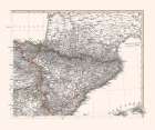 Northeast Spain - Perthes 1850 Art Print