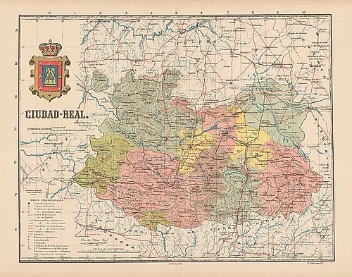 Ciudad Real Spain Europe - Martin 1911 Art Print