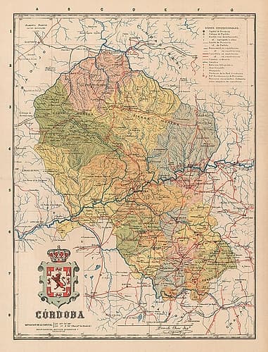 Cardova Spain Europe - Martin 1911 Art Print