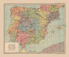 Spain Portugal - Streit 1913 Art Print