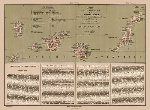Canary Islands Spain - Valverde 1880 Art Print