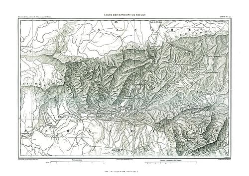 Bailen Spain - Thiers 1866 Vintage Print