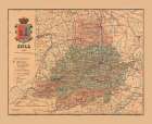 Avila Spain 1903 - Martine 1904 Art Print