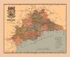 Malaga Spain 1901 - Martine 1904 Art Print