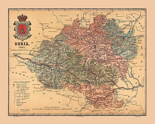 Soria Spain 1901 - Martine 1904 Art Print