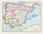 Spain - Droysen 1886 Art Print