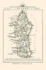 Sussex County England - Cary 1792 Art Print