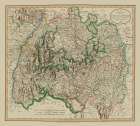 Swabia Region Germany - Cary 1799 Art Print