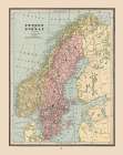 Sweden Norway - Cram 1888 Art Print
