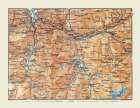 Oberhalbstein Region Switzerland - Baedeker 1921 Art Print
