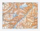 Engadin Region Switzerland - Baedeker 1921 Art Print