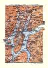 Lugano Switzerland - Baedeker 1921 Art Print