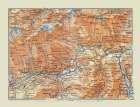 Ilanz Region Switzerland - Baedeker 1921 Art Print