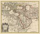 Turkey Arabia Persia - De Lisle 1721 Art Print
